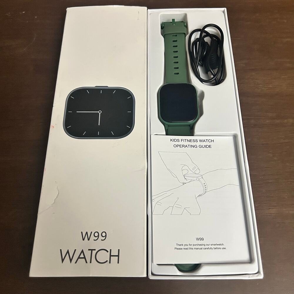 W99 Smart Watch Fitness Tracker Bluetooth Touchscreen Heart Rate Sport Watch
